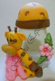 Pote Decorado Em Biscuit Girafa